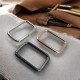 3 cm Rectangular Buckle - Frame Buckle Special Metal Coating S 1220