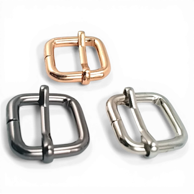 2 cm 0.8"  Single Slider Metal Strap Adjustment Buckle Thick Model - Special Plating S 1259