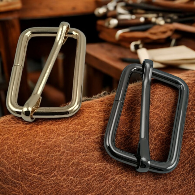 3 cm Strap Adjustment Buckle Single Slider Special Metal Coating S 1272