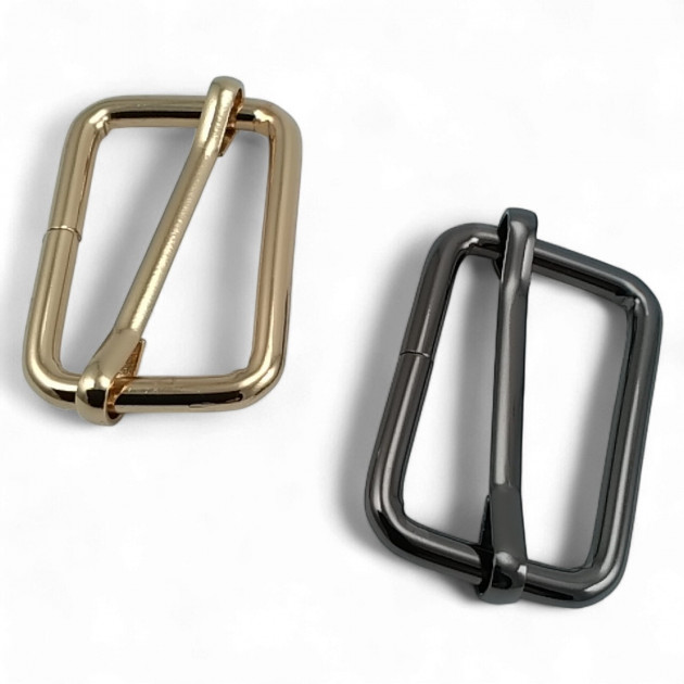 3 cm Strap Adjustment Buckle Single Slider Special Metal Coating S 1272