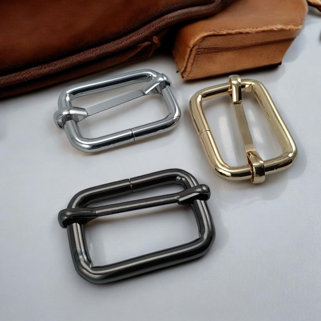 3 cm Strap Adjustment Buckle Single Slider Special Metal Plating Color S 1276