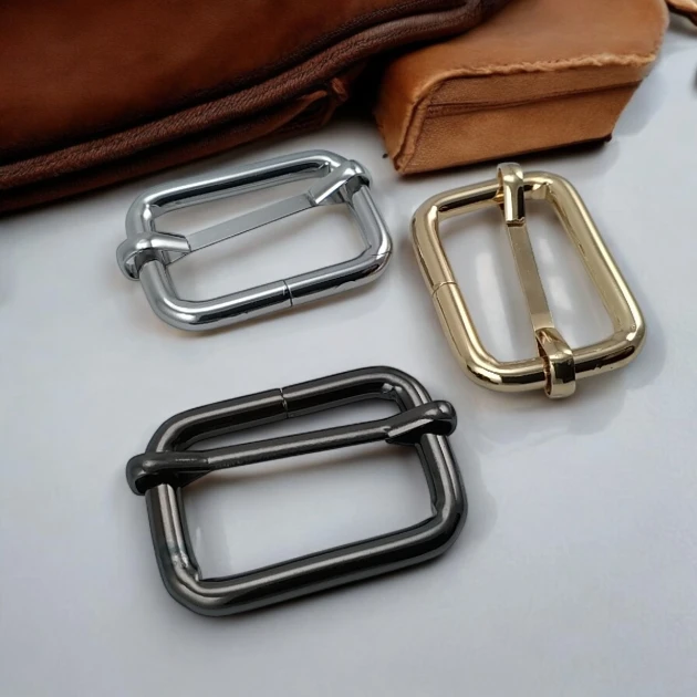 3 cm Strap Adjustment Buckle Single Slider Special Metal Plating Color S 1276