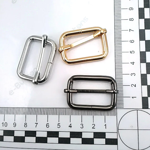 3 cm Askı Ayar Tokası Tek Sürgülü Özel Metal Kaplama Renk S 1276