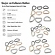 3 cm / 30 mm / 1.18 in Special Coated Iron D Ring Buckle for bags and textile accessories