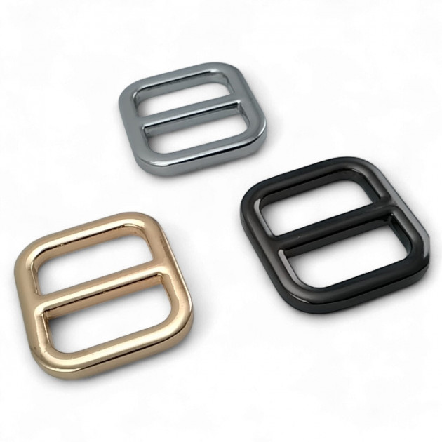 2 cm 0.79" Collar Adjustment Buckle - Square Adjustment Buckle Special Metal Plated Color S 1955