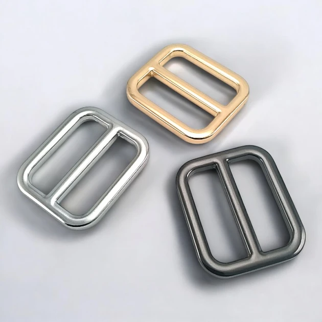 Tasma Ayar Tokası 2.5 cm Kare Ayar Tokası Özel Metal Kaplama Renk S 20386