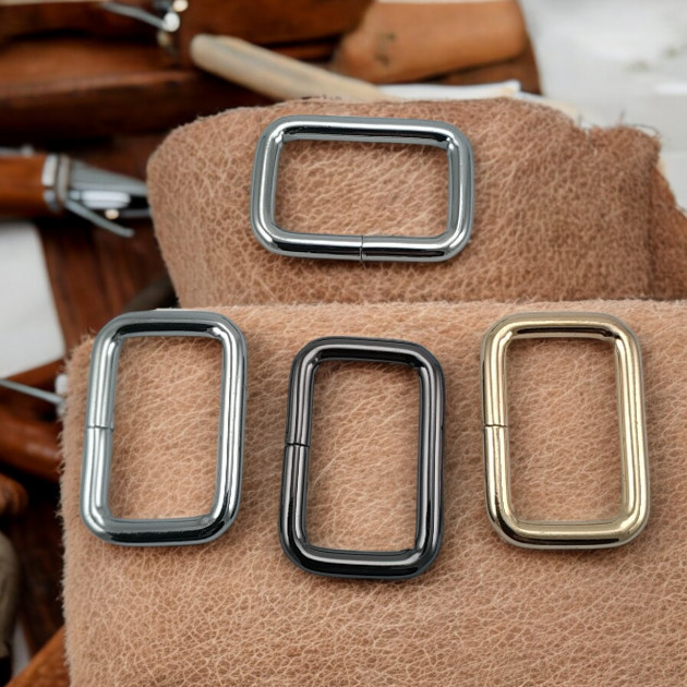 3 cm Frame Buckle Special Metal Coating - Rectangular Buckle S 3572