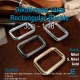 3 cm Frame Buckle Special Metal Coating - Rectangular Buckle S 3572