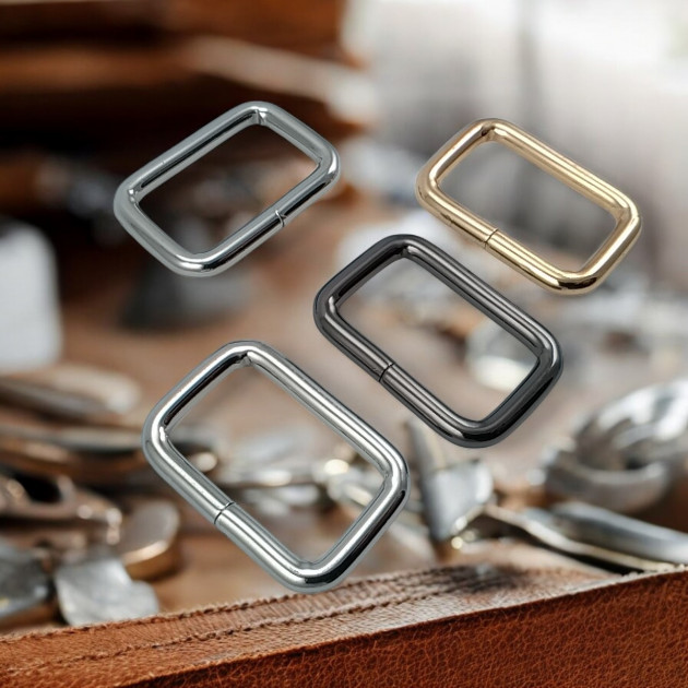 3 cm Frame Buckle Special Metal Coating - Rectangular Buckle S 3572