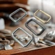 3 cm Frame Buckle Special Metal Coating - Rectangular Buckle S 3572