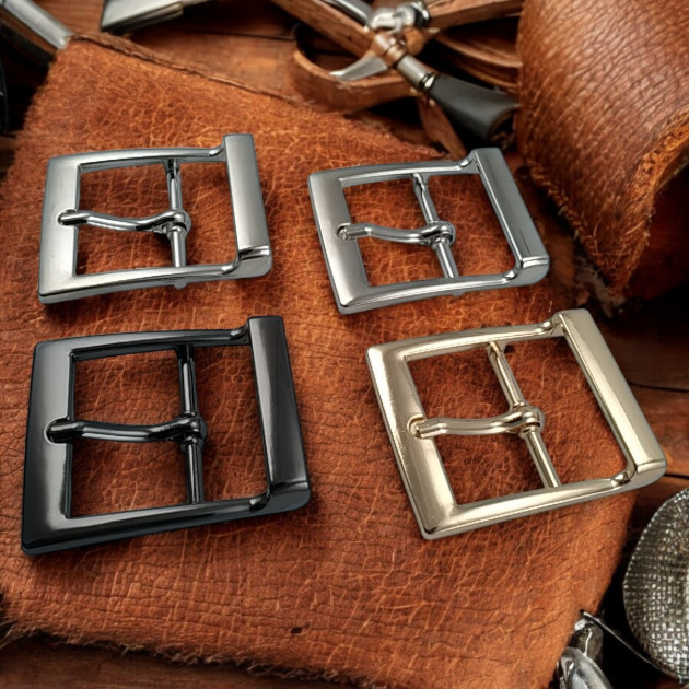 3 cm 1.2" Prong (Tongue) Buckle - Belt Buckle Metal Special Plating S2136