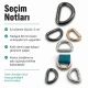 2 cm Özel Kaplama D Toka D Halka Demir SB 1159, 25 mm kayış ve askı sistemleri için ideal metal bağlantı halkası