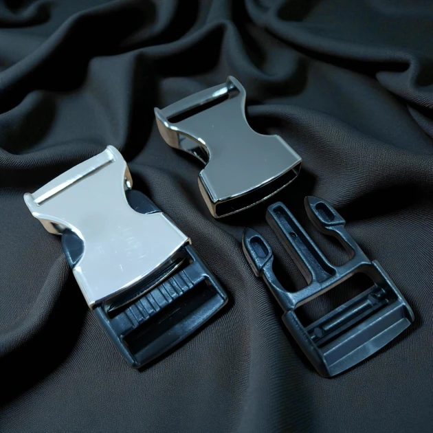 Bandolier Buckle 2 cm -0,78" Snap-On Zamak Buckle Special Production SB 12426