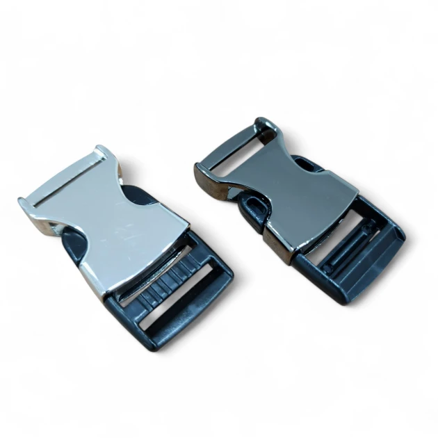 Bandolier Buckle 2 cm -0,78" Snap-On Zamak Buckle Special Production SB 12426