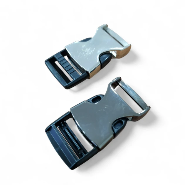 Bandolier Buckle 2 cm -0,78" Snap-On Zamak Buckle Special Production SB 12426