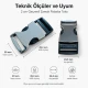Bandolier Buckle 2 cm / 0.78 in Snap-On Zamak Buckle for Belts and Accessories