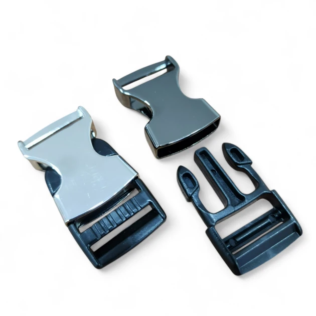 Bandolier Buckle 2 cm -0,78" Snap-On Zamak Buckle Special Production SB 12426