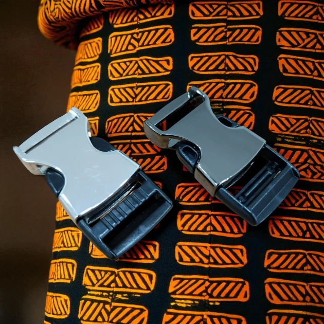 Bandolier Buckle 2 cm -0,78" Snap-On Zamak Buckle Special Production SB 12426