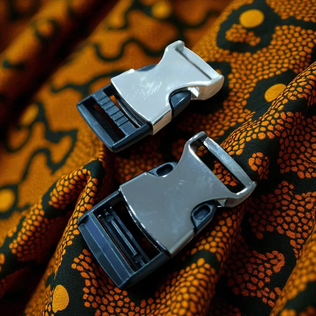 Bandolier Buckle 2 cm -0,78" Snap-On Zamak Buckle Special Production SB 12426