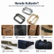 2.5 cm / 25 mm / 0.98 in Single Slide Metal Strap Adjuster Buckle SB 1261 for bag and accessory applications