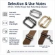 2.5 cm / 25 mm / 0.98 in Single Slide Metal Strap Adjuster Buckle SB 1261 for bag and accessory applications