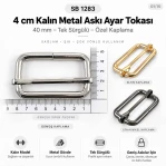 40 mm Heavy Metal Strap Adjuster Single Slide Special Finish SB 1283