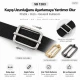 40 mm Heavy Metal Strap Adjuster Single Slide Buckle made of high-strength zamak metal, ideal for bag and backpack strap
