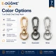 1 cm Small Almond Swivel Snap Hook, Spring Lobster Hook SB 17017 - Metal accessory for bags, crafts, and more