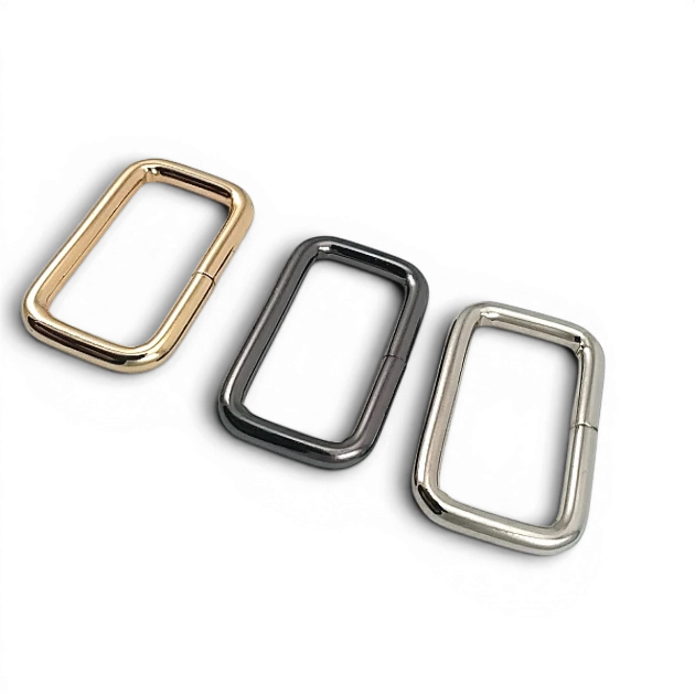4 cm 1.6" Frame Buckle - Rectangular Buckle, Special Metal Plating, Thick Model SB 8181