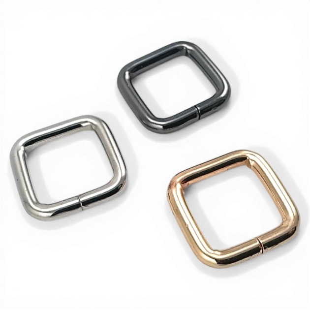Frame Buckle 1.5 cm 0.6" Square Buckle Special Metal Plating SB 8799