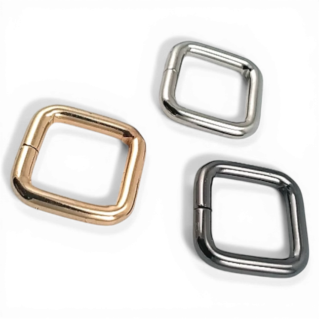 Frame Buckle 1.5 cm 0.6" Square Buckle Special Metal Plating SB 8799