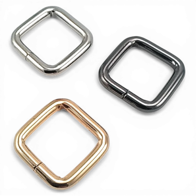 Frame Buckle 1.5 cm 0.6" Square Buckle Special Metal Plating SB 8799
