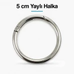 5 cm Yaylı Halka – Zamak Metal Çanta Halka Tokası SB 9179