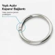 5 cm yaylı halka, zamak metal çanta halka tokası SB 9179, büyük çanta üreticileri ve aksesuar tasarımcıları için ideal