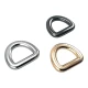 D Buckle 1.5 cm 0.59" Special Metal Plating - D Ring Zinc Alloy SB 9475