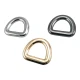 D Buckle 1.5 cm 0.59" Special Metal Plating - D Ring Zinc Alloy SB 9475