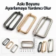 50 mm Metal Strap Adjuster Single Slide Buckle with Special Finish for Bags and Textile Products