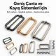 50 mm Metal Strap Adjuster Single Slide Buckle with Special Finish for Bags and Textile Products
