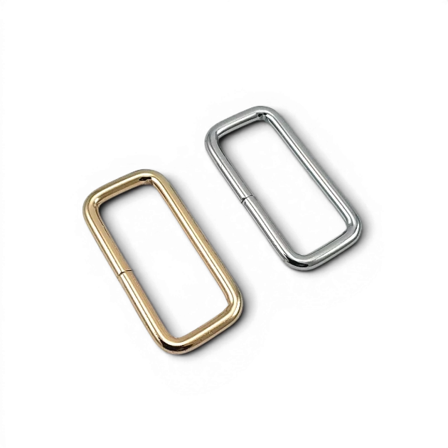 4 cm 1.6" Frame Buckle - Rectangular Buckle, Special Metal Plating, Slim Model SB 9774