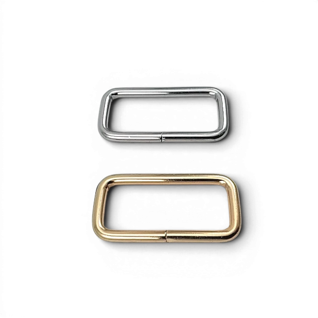 4 cm 1.6" Frame Buckle - Rectangular Buckle, Special Metal Plating, Slim Model SB 9774