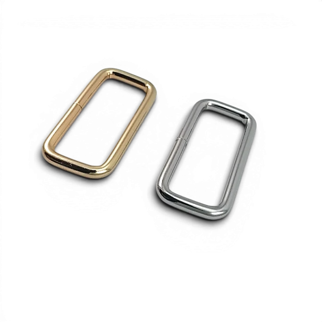 4 cm 1.6" Frame Buckle - Rectangular Buckle, Special Metal Plating, Slim Model SB 9774