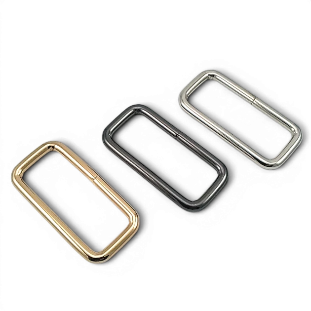 5 cm 2.0" Rectangular Buckle - Frame Buckle Special Metal Plating - Thick Model SB 9964
