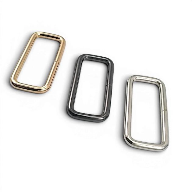 5 cm 2.0" Rectangular Buckle - Frame Buckle Special Metal Plating - Thick Model SB 9964