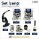Heavy-Duty Canvas and Awning Eyelet Set with Hand Press – 17 mm and 28 mm Eyelets Included BRANDA-HEAVY-SET03