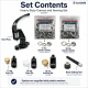 Heavy-Duty Canvas and Awning Eyelet Set with Hand Press – 17 mm and 28 mm Eyelets Included BRANDA-HEAVY-SET03