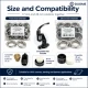 Heavy-Duty Canvas and Awning Eyelet Set with Hand Press – 17 mm and 28 mm Eyelets Included BRANDA-HEAVY-SET03