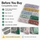 Baby Snap Fastener 9.5 mm 8 Color Set Perforated Snap Fastener Colorful Set C0095DP8R