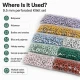 Baby Snap Fastener 9.5 mm 8 Color Set Perforated Snap Fastener Colorful Set C0095DP8R