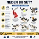 Economy Bag Making Tool Set with Hand Press including Eyelet, Snap, Rivet and Magnetic Clasp Dies for crafting and DIY