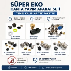 Super Economy Bag Making Tool Set – Eyelet, Snap, Rivet and Magnetic Clasp Dies CANTA-APARAT-SET-SUPER-EKO-01